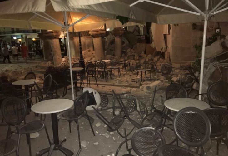 Землетрясение в Греции и Турции 21 июля 2017 года